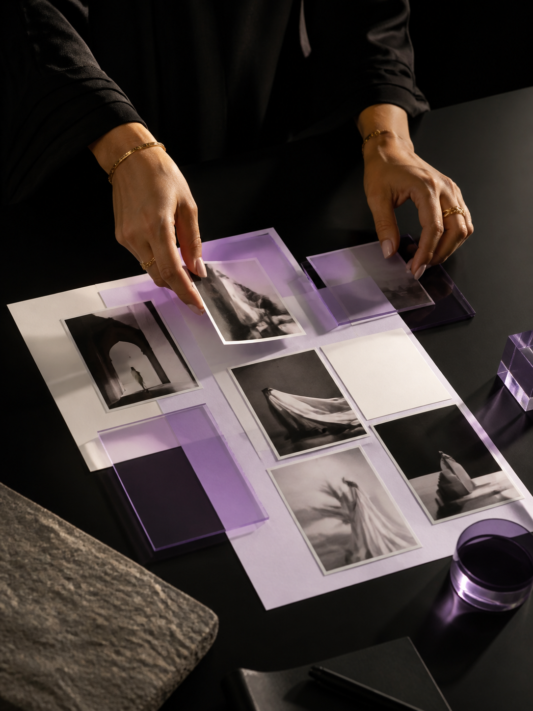 PurpleWave visual campaign storyboard